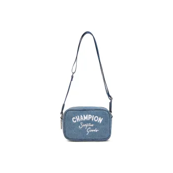 Champion Synthetic Leather Shoulder Bag Regular Unisex Caesar Blue/Linen/Cocoa Mocha