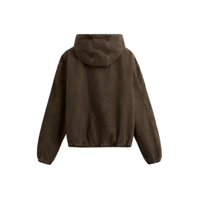 ZARA Jackets Men Brown-1