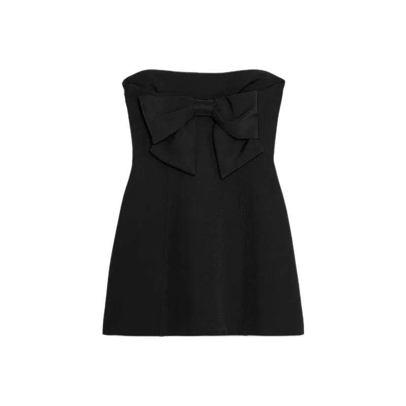 ZARA Sleeveless Dress Women's Black-1
