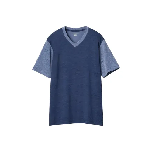 UNIQLO T Shirt Unisex Navy Blue