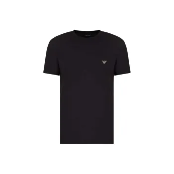 EMPORIO ARMANI Fitted Loungewear T shirt In Soft Modal