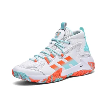Kuding Anti Slip And Wear Resistant Coverage Support Balance High Top Basketball Shoes Men's