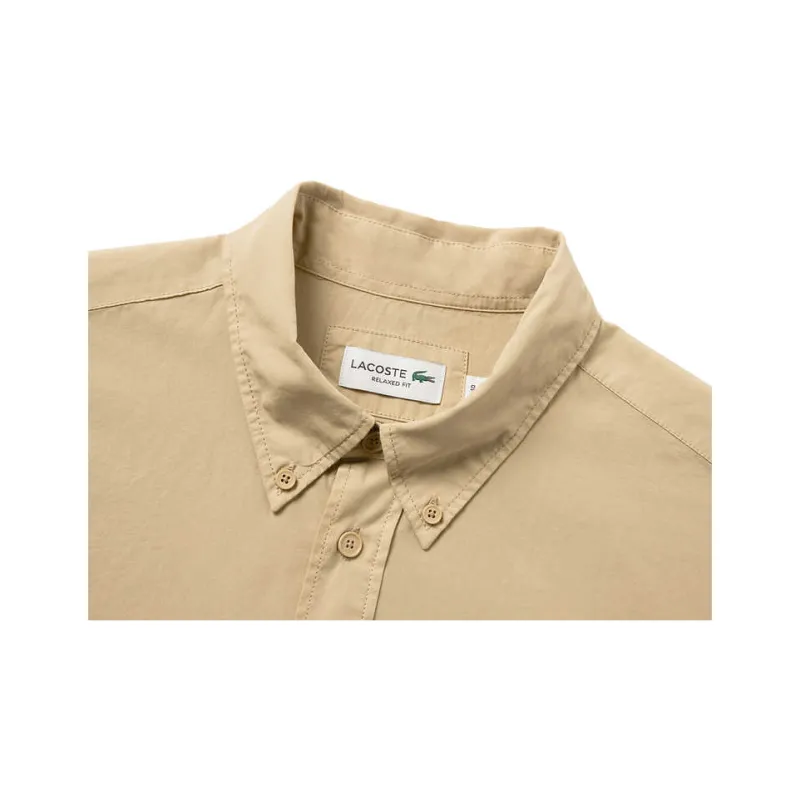 LACOSTE Shirts Men Beige-4