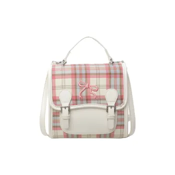Yalu PU Backpack Regular Women's White/Pink