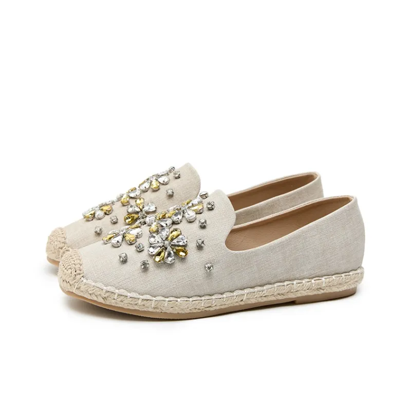 WESTLINK Espadrilles Women's Champagne-1