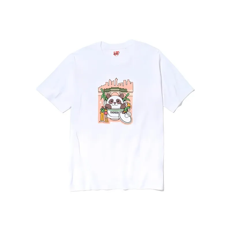 UNIQLO T Shirt Unisex Pattern 5-0