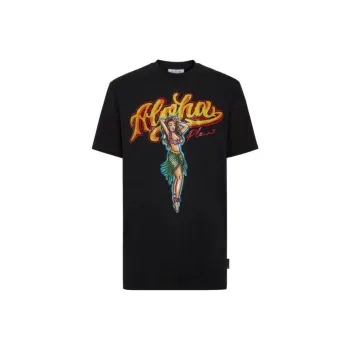 PHILIPP PLEIN Graphic print Short sleeve T shirt