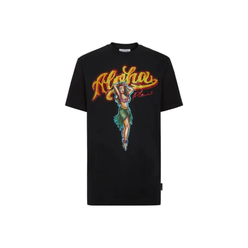 PHILIPP PLEIN Graphic print Short sleeve T shirt-0