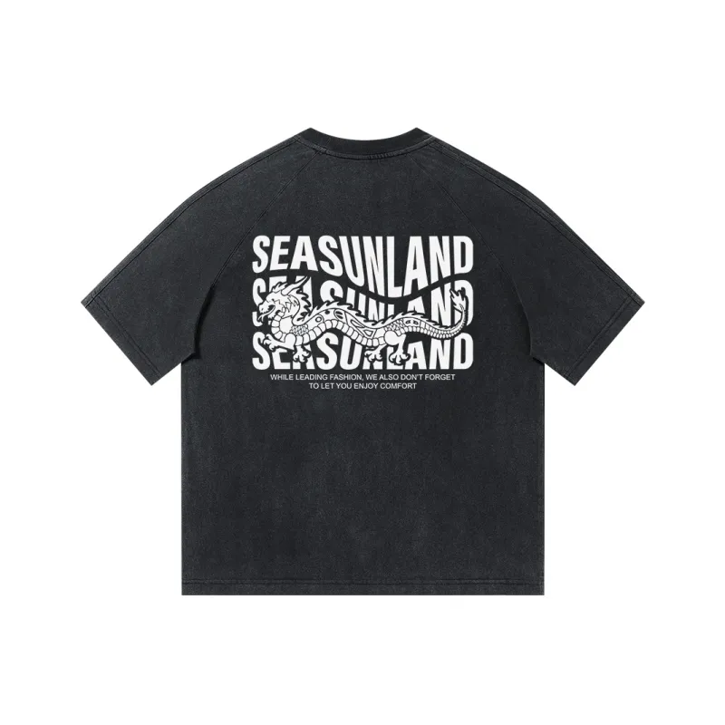SEASUNLAND T-Shirt Unisex Black-0