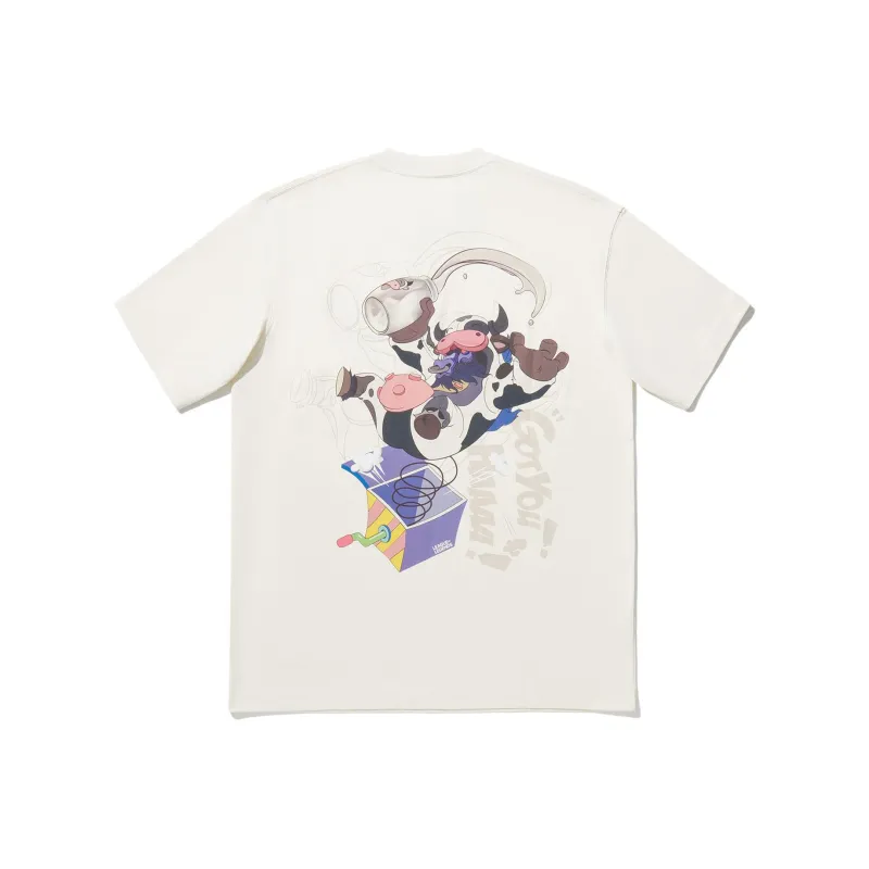 LiNing x LEAGUE OF LEGENDS T Shirt Unisex Ecru-0