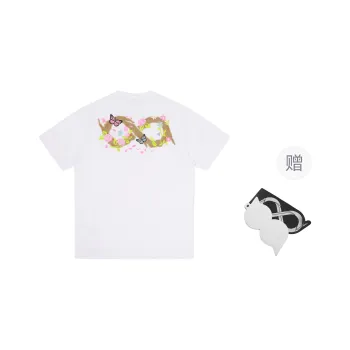 BIPOLAR Summer American Vintage Hip Hop Trendy, 100% Cotton Loose Fit Versatile Casual T Shirt Unisex White Black