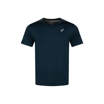 Asics Men Running T Shirt Men's Dark Blue