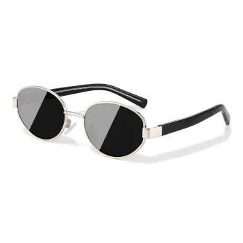 PULAIS Alloy Plate Frame Round Sunglasses Unisex