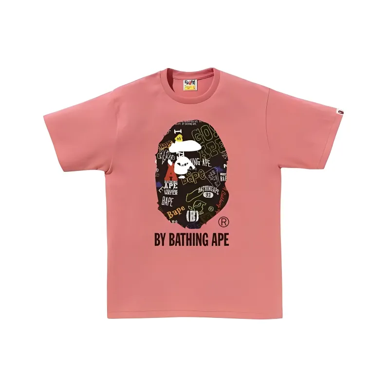 Bape Hand Draw Pattern By Bathing Ape Tee-3