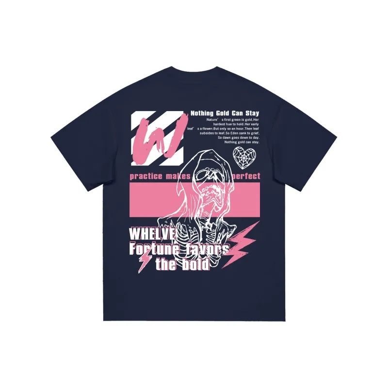 WHELVE Short Sleeved T Shirts Unisex-14
