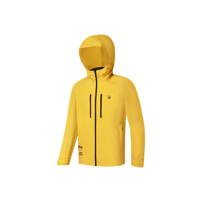 FILA Windbreaker Jacket Men's Strawflower Yellow YE-1
