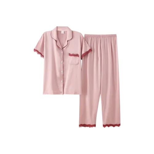 Pretty Lady Pajama Set Women's Dusty Pink