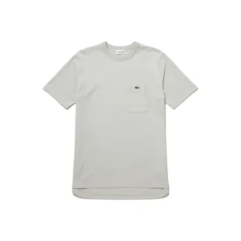 LACOSTE T Shirt Men's Light Gray