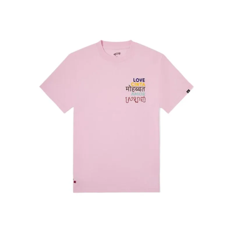 Vans TEE SS T-Shirt Unisex Pink-0