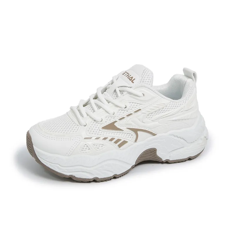 BINGO DUCK Coverage Slip Resistant Height Increasing Low Top Chunky Sneakers Women's-12
