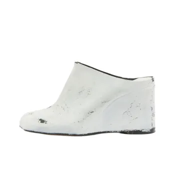 MM6 Maison Margiela Slip Resistant Closed Toe Slippers Women's White
