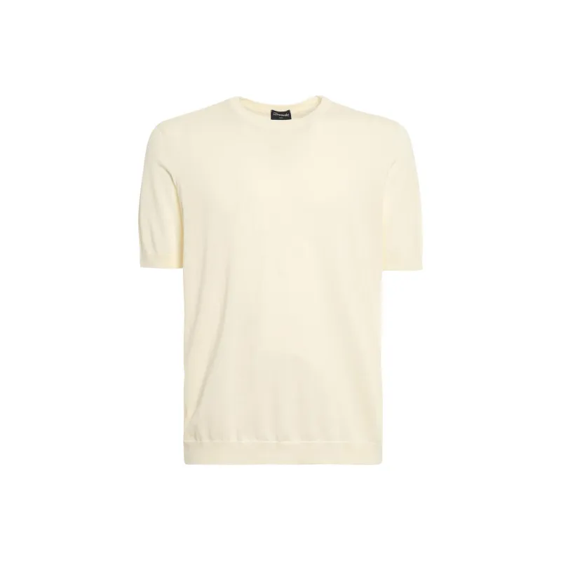 Drumohr Short Sleeved Crewneck Knitted Jumper-0