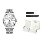 Steel Band Raw White[Box+Leather Strap]