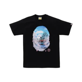 A BATHING APE Logo print Cotton T shirt