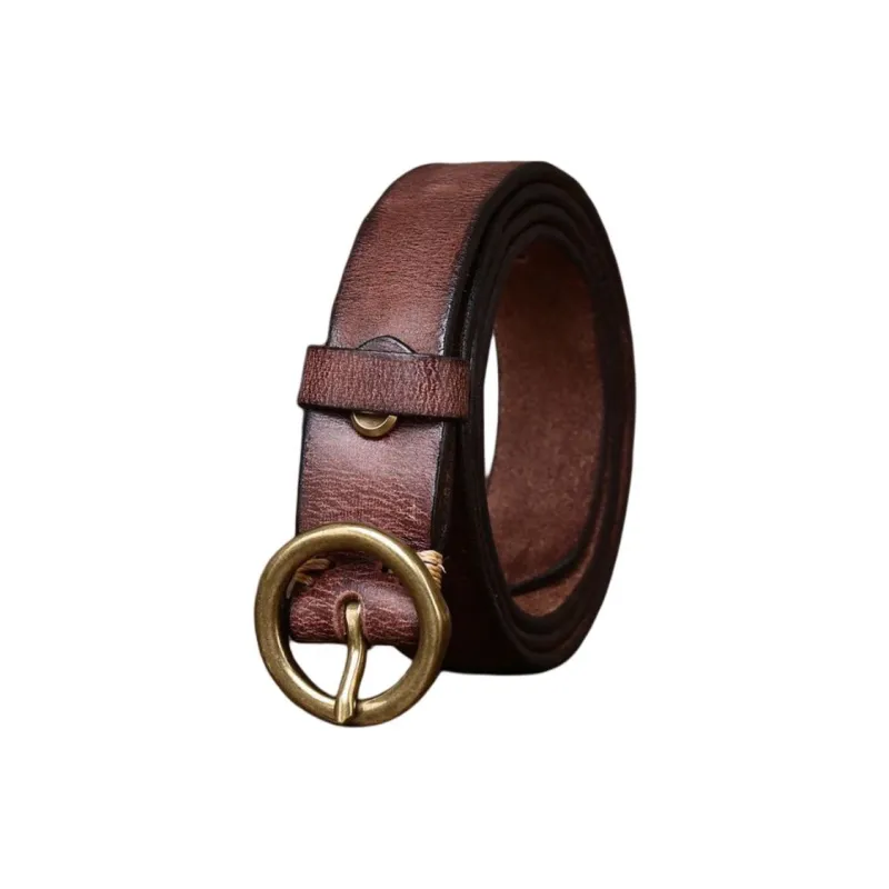 JEANSWEST Cow Leather Belts Women's 2.8CM-7