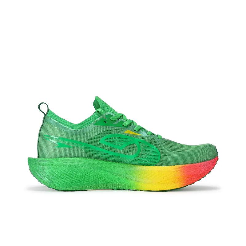 JEANSWEST Cushioning Support Abrasion Resistant Low Top Carbon Plate Running Shoes Unisex Moss Green Shadow-2