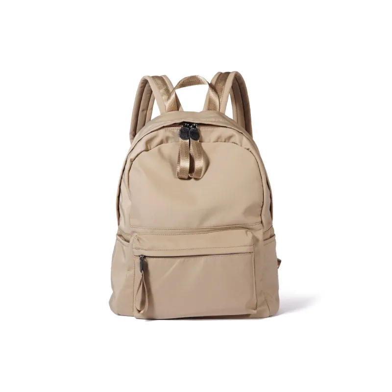 Dubaolu Fabric Backpack Large Size Unisex Black/Khaki/Gray-19