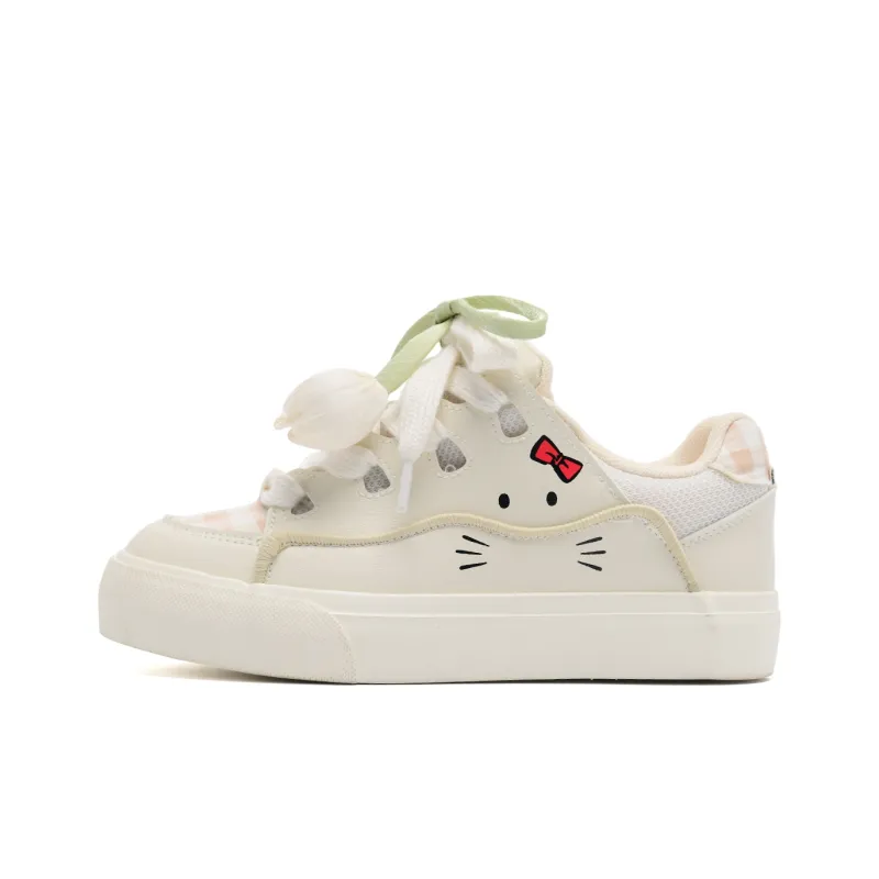 ALI THE FOX Slip Resistant, Abrasion Resistant, Lightweight, Breathable Low Top Skateboard Shoes Women's-21