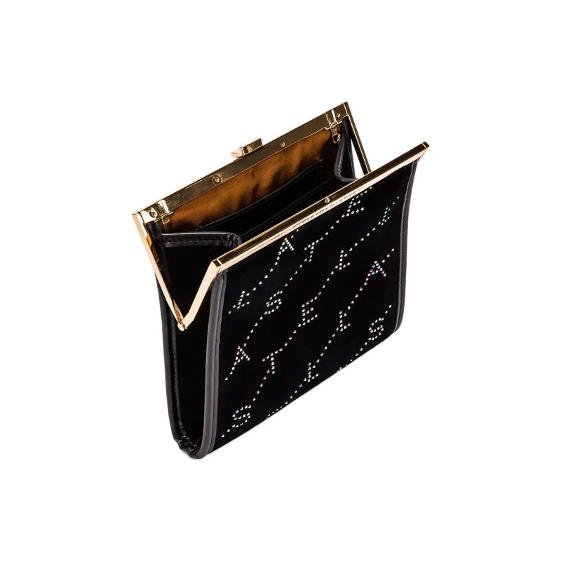 Stella McCartney Cotton Crossbody Bag, Shoulder Bag Mini Women's Black-3