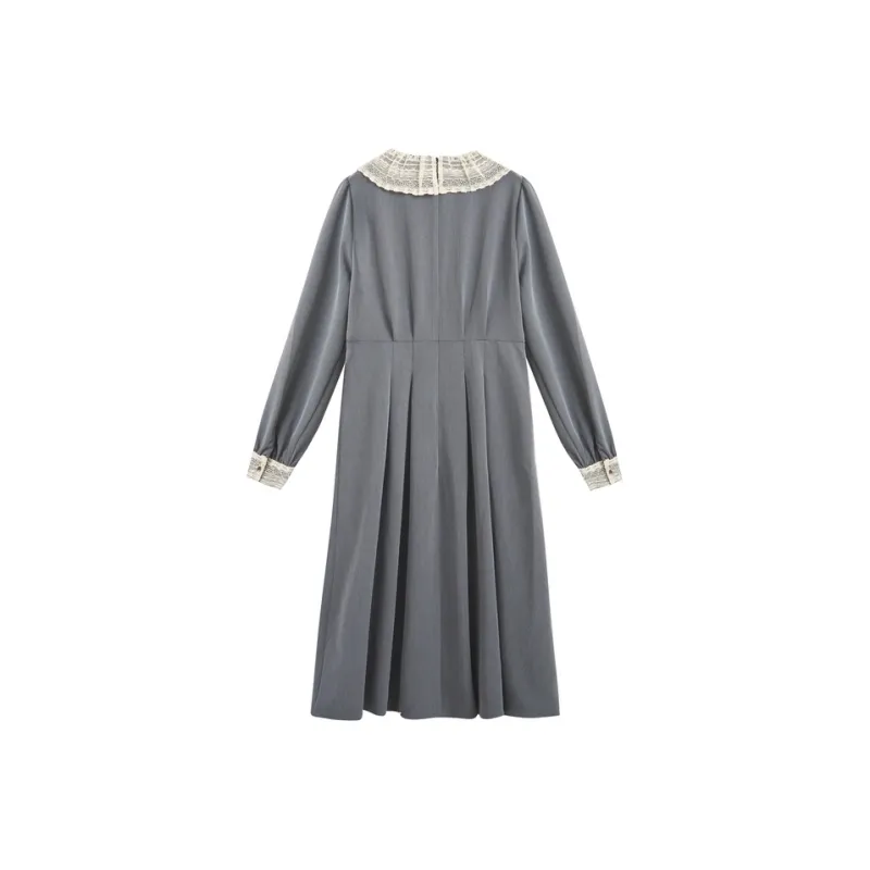 ZIHAN Long Sleeved Dresses Women's-3