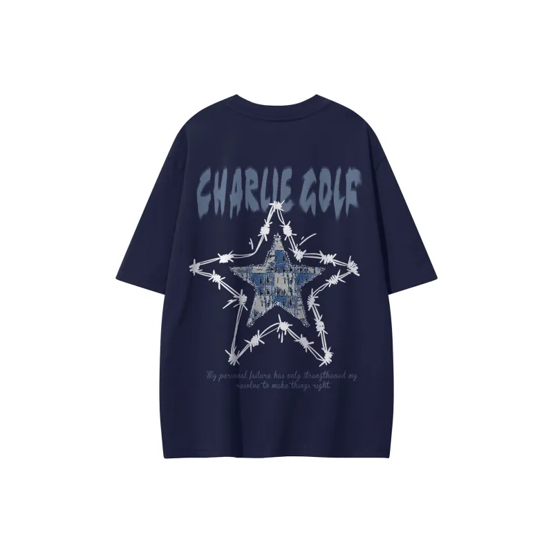 CHARLIE GOLF T-Shirt Unisex White-4