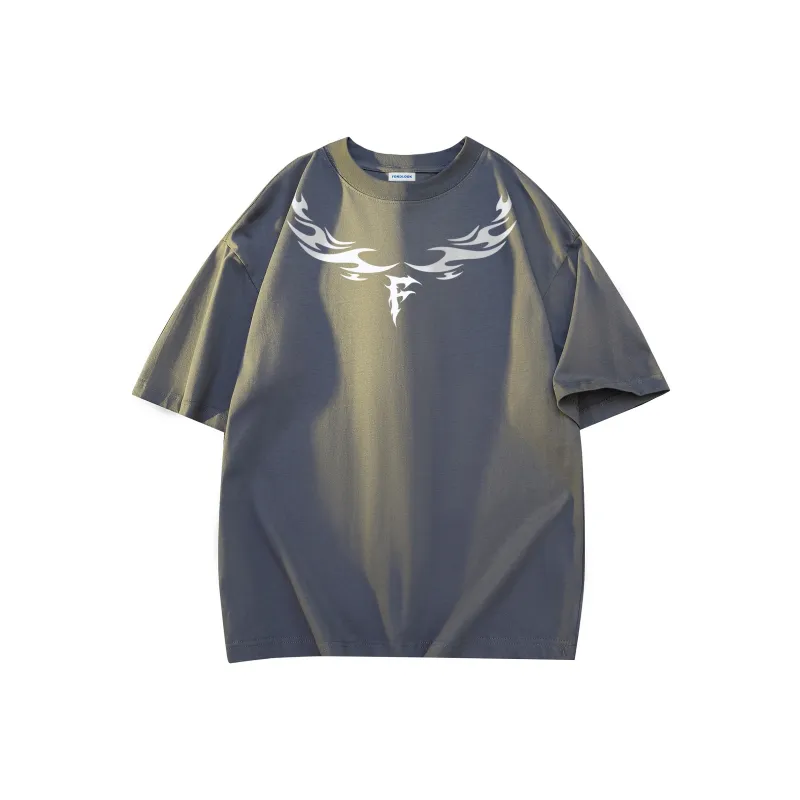 FONDLOOK T-Shirt Unisex Beige Apricot-17