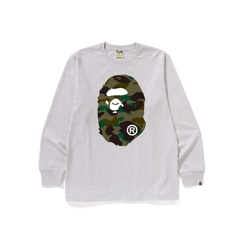 A BATHING APE ® 1ST Camo Big Ape head T shirt-6