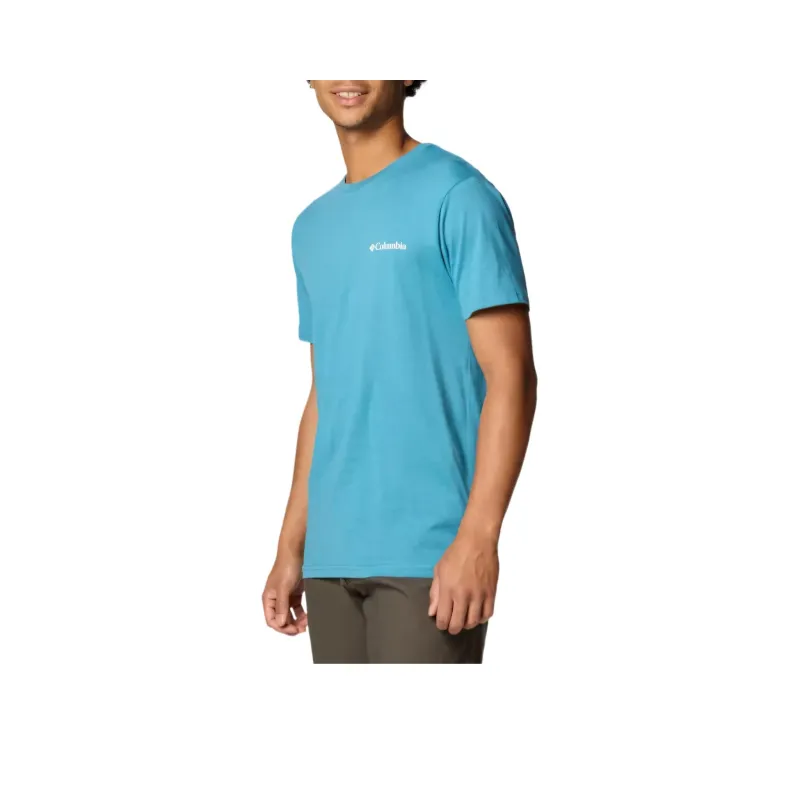 Columbia Bound Graphic T-Shirt Men's Canyon Blue-0