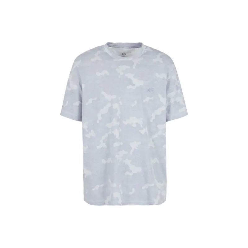 ARMANI EXCHANGEAE SS24 T Shirt Men's Light Blue-0