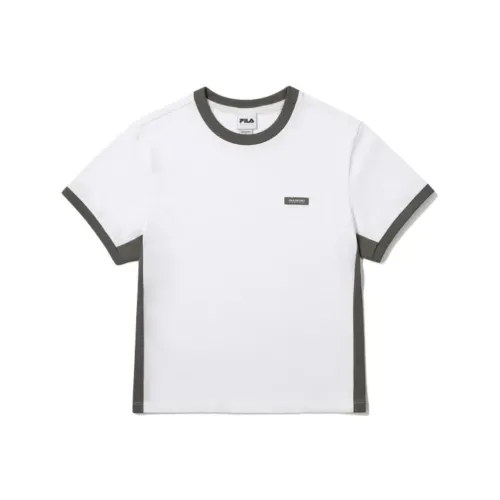FILA T-Shirts Men Gray White
