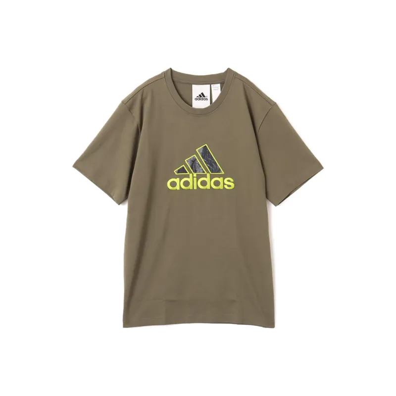 Adidas SS25 T Shirt Unisex Olive-0