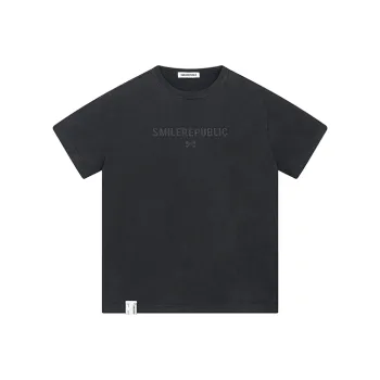 SMILEREPUBLIC WASHED HALF SLEEVE T Shirt Unisex
