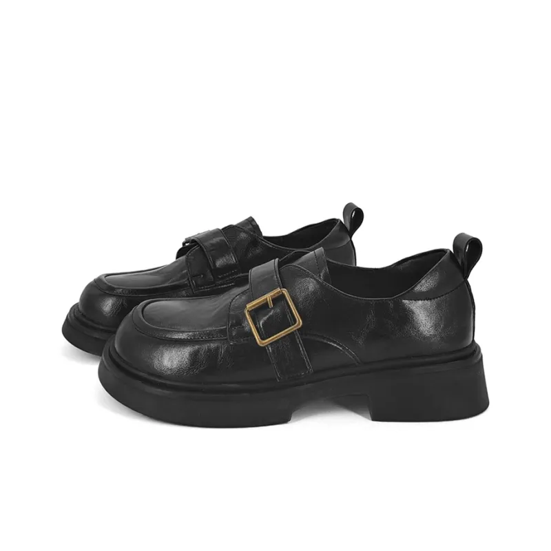 Xuanbaihui Loafers Women's Black/Brown-2