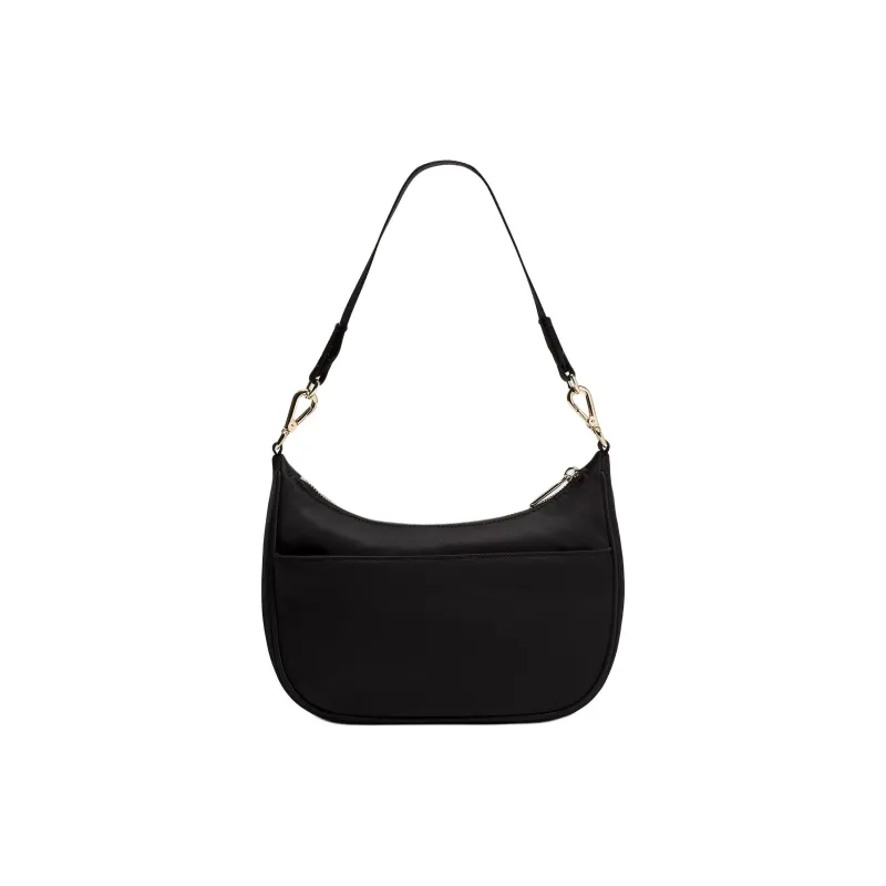 Lululemon Recycled Nylon Portable Crossbody Bag, Shoulder Bag Trumpets Women's Black Gold-1