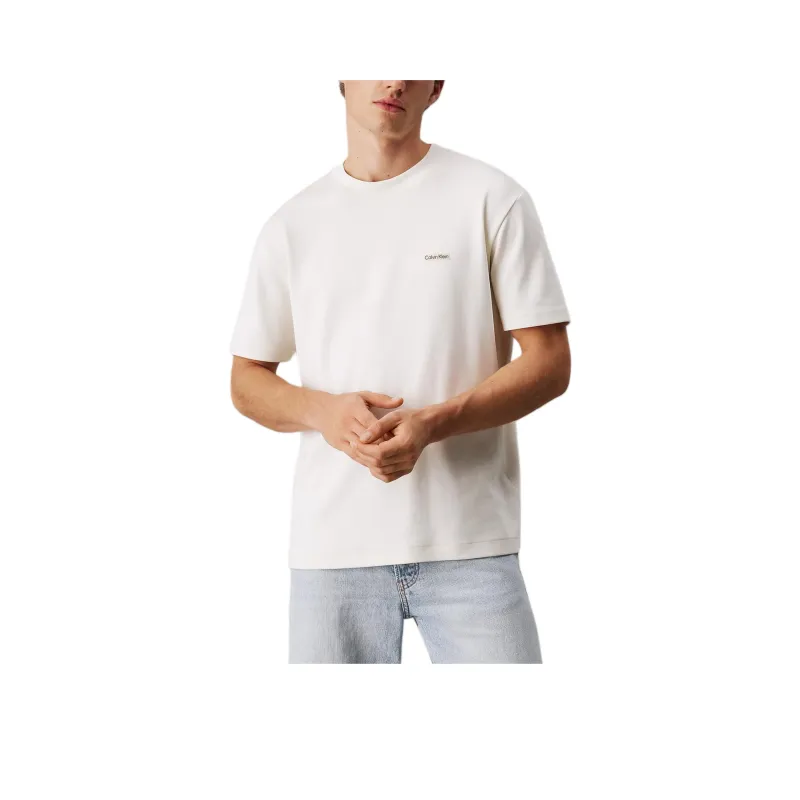 CALVIN KLEIN T Shirt Europe Version Men's White-0