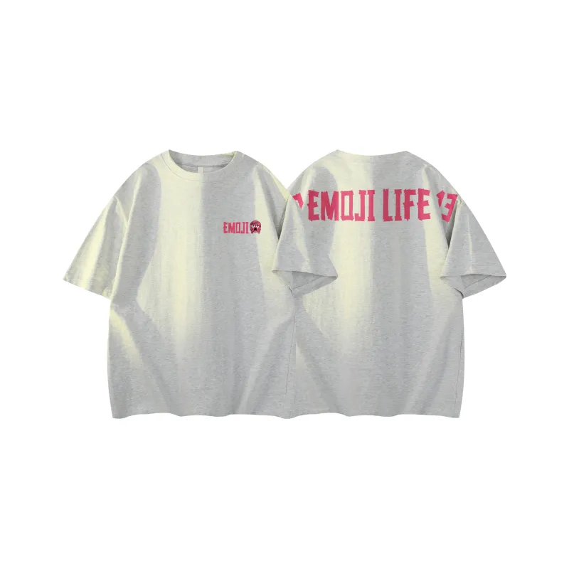 Emoji Short Sleeved T Shirts Unisex-12
