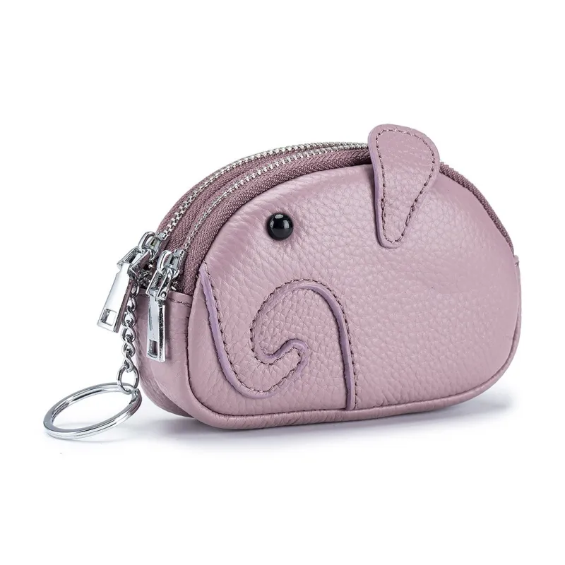 Tong Tong Rabbit Top Grain Cow Leather Coin Purse Regular Women's Multicolor-40