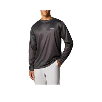 Columbia Terminal Tackle PFG™ Fish Shine Long Sleeve Shirt T-Shirt Men's Dark Gray