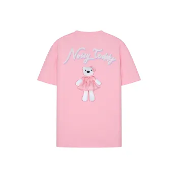 NOISY TEDDY Short Sleeved T Shirts Pink Unisex