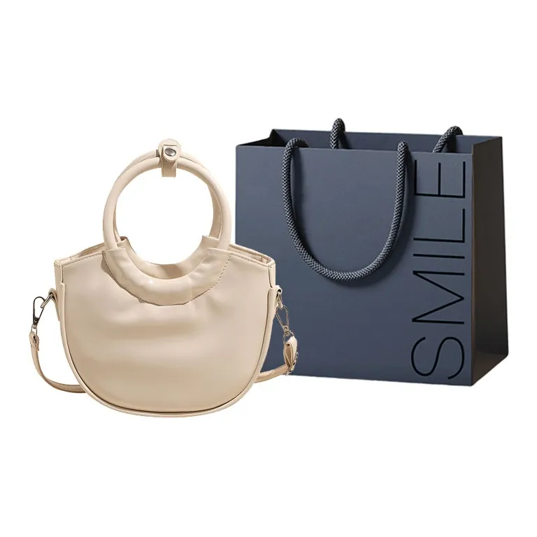 SWIMADE PU Handbag Regular Women's Ecru/Silver/Black/Khaki/Pink-28